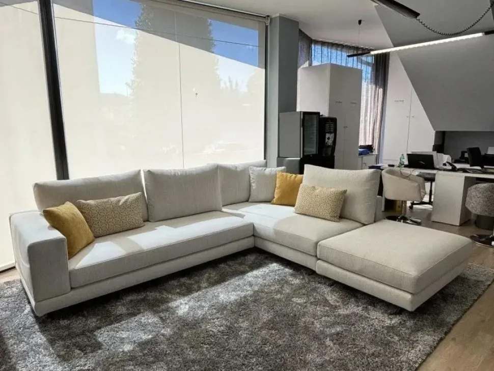 Divano Divano in tessuto italiano monder in Tessuto sfoderabile di Artigianale scontato 44%