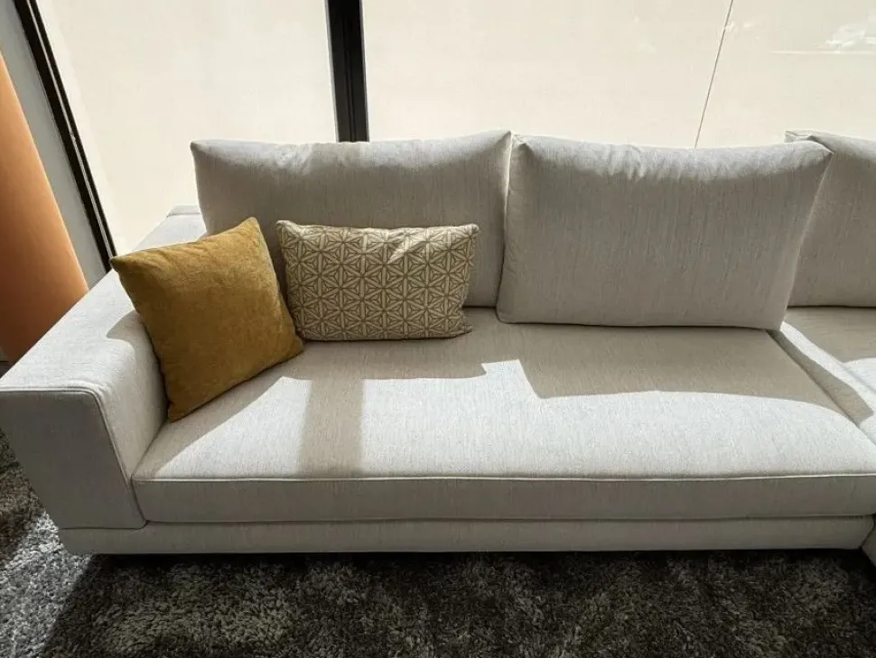 Divano Divano in tessuto italiano monder in Tessuto sfoderabile di Artigianale scontato 44%