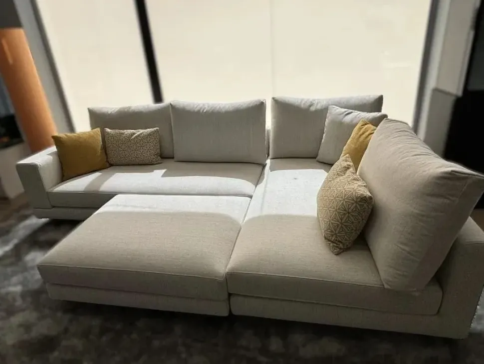 Divano Divano in tessuto italiano monder in Tessuto sfoderabile di Artigianale scontato 44%