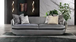 Divano Divano memory velluto luxury italia in Tessuto non sfoderabile  di Md work scontato 45%