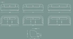 Divano Divano memory waterlily luxury italia Md work in OFFERTA - 48%