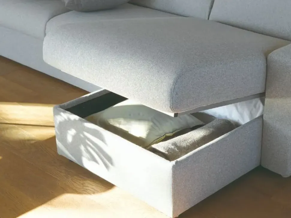 Divano Divano notturno in Tessuto sfoderabile di Hopplà scontato 40%