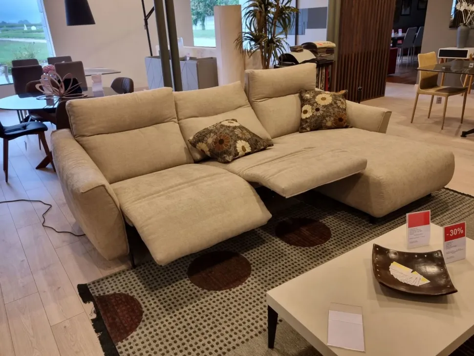 Divano Divano rosini modello madrid in Tessuto sfoderabile di Rosini scontato 40%