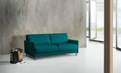 Divano Divano-letto mod.kuck rivestito in tessuto in promo-sconto del 50% Excò a PREZZO OUTLET scontato del 50%