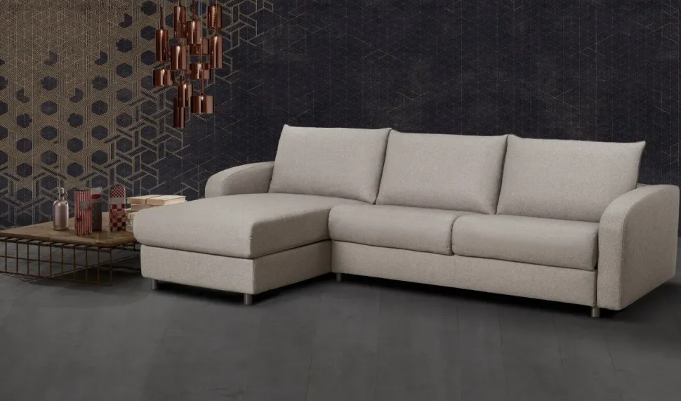 Divano Divano-letto mod.marie in promo-sconto del 50% in Tessuto Excò a prezzo scontato