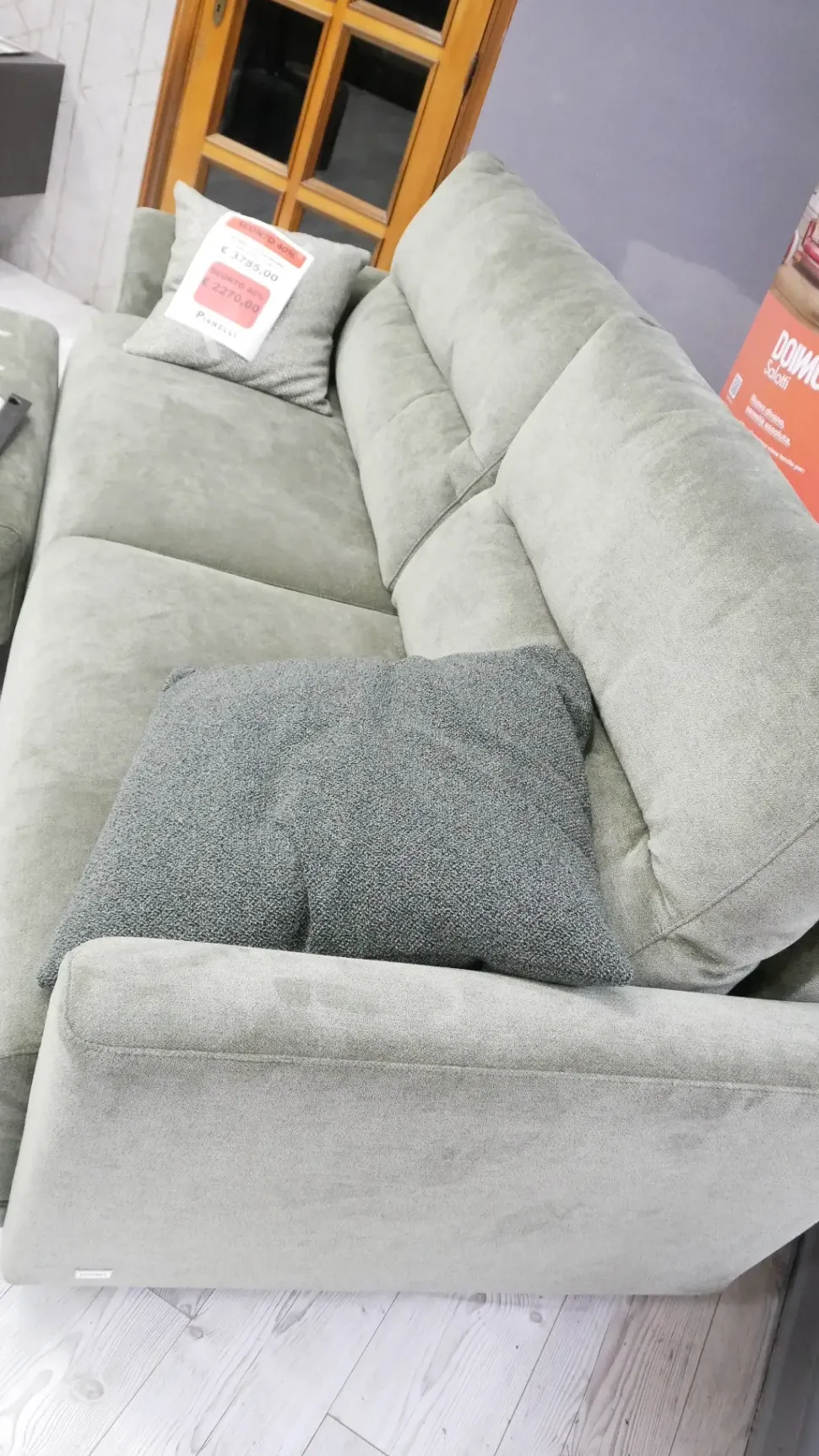 Divano Doimo salotti Victor PREZZI OUTLET sconto 40%