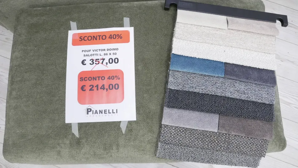 Divano Doimo salotti Victor PREZZI OUTLET sconto 40%