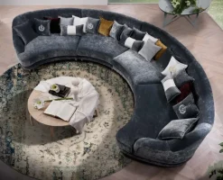 Divano elisir tessuto in misto piuma  Md work in Offerta Outlet