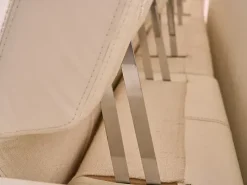 Divano Enrico coveri pelle in misto piuma  Epoque in Offerta Outlet