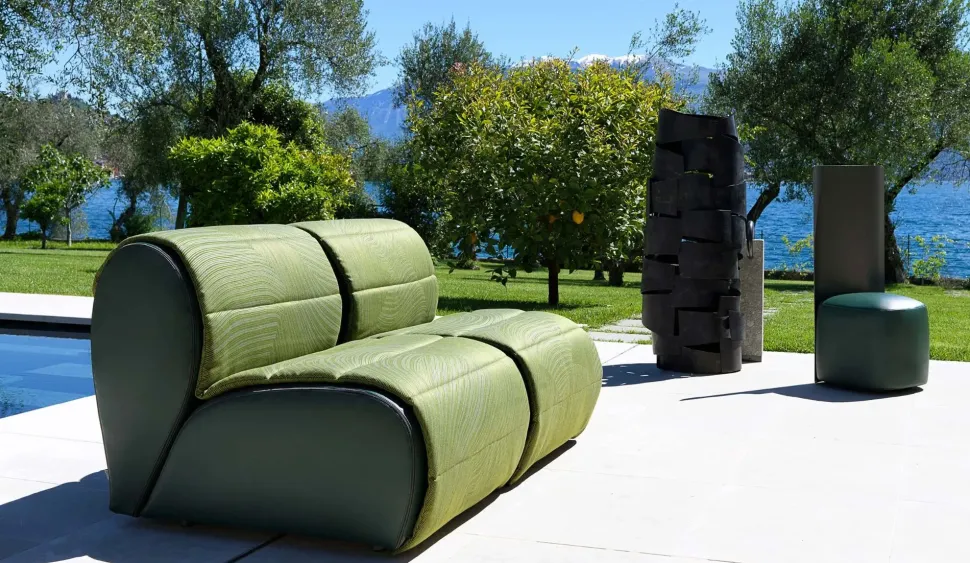 Divano Flora in Tessuto Flou a prezzo scontato