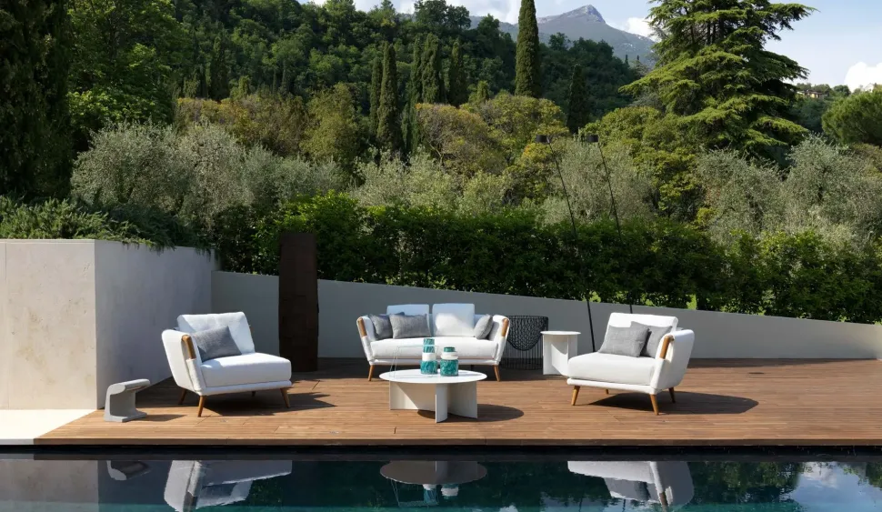 Divano Gaudì in stile Design Con schienale a prezzi outlet