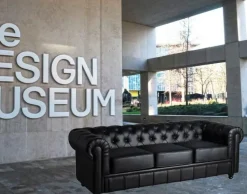 Divano in Ecopelle stile moderno modello Divano myhome ecopelle chester maxi scontato - 30%