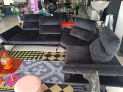 Divano in Microfibra stile design modello Chamonix scontato - 49%