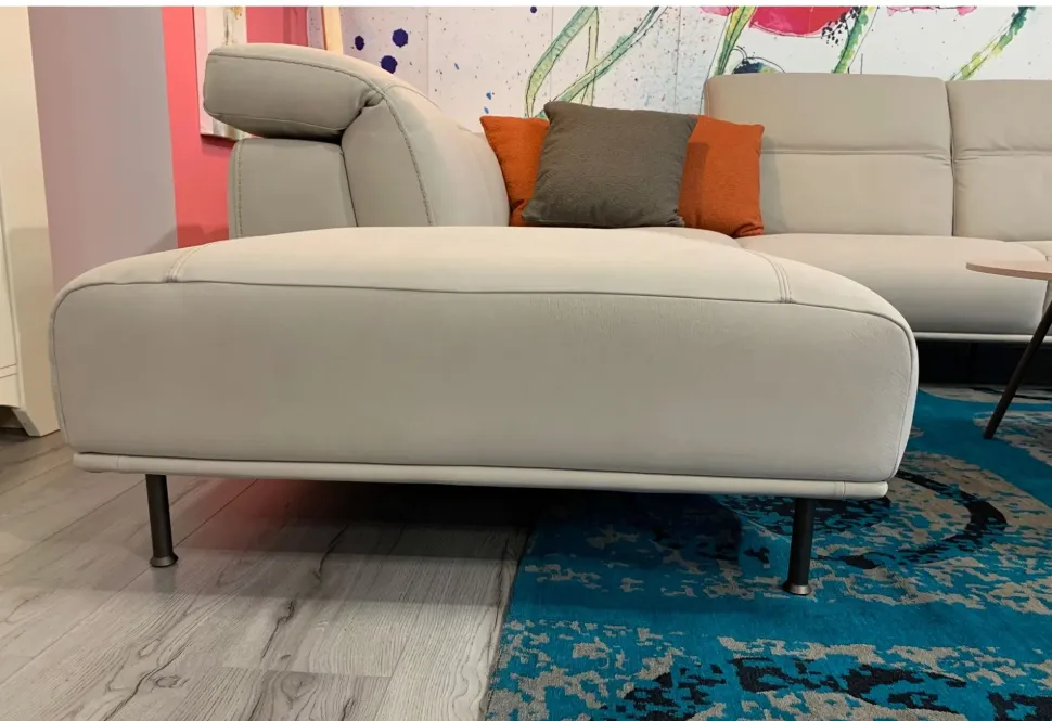 Divano in Pelle stile moderno modello Wing scontato - 57%