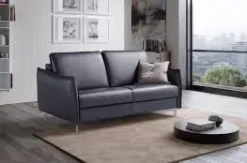 Divano in Pelle stile moderno modello Slim scontato - 50%