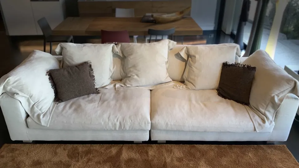 Divano in Tessuto modello Nebula nine sofa 280x110 fiber a prezzo riservato