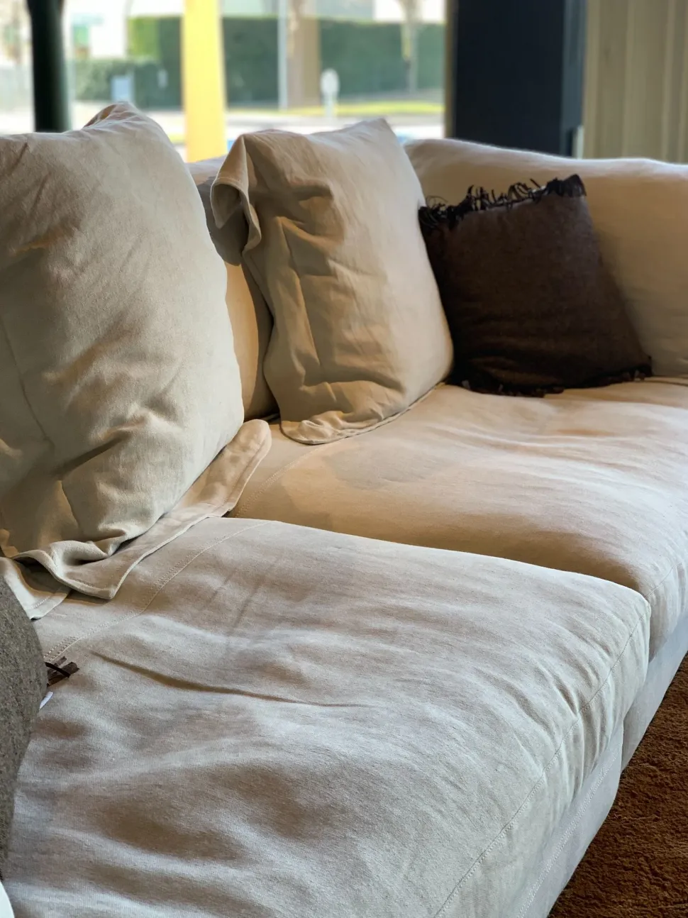 Divano in Tessuto modello Nebula nine sofa 280x110 fiber a prezzo riservato