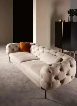 Divano in Tessuto non sfoderabile Atenae di Cantori