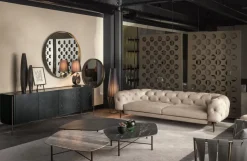 Divano in Tessuto non sfoderabile Atenae di Cantori