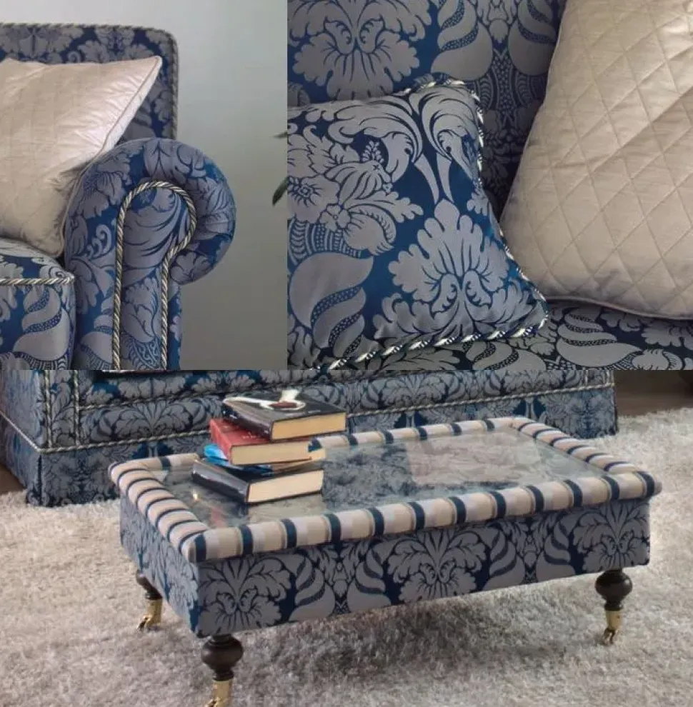 Divano in Tessuto stile classico modello Divano tintoretto luxury scontato - 50%