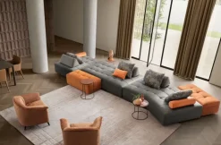 Divano in Tessuto stile design modello Reeder scontato - 20%