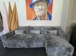 Divano in Tessuto stile design modello Divano ciniglia scontato - 65%