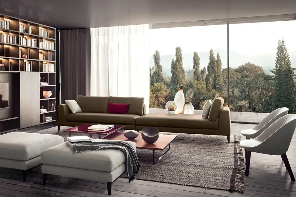 Divano in Tessuto stile design modello Time scontato - 30%