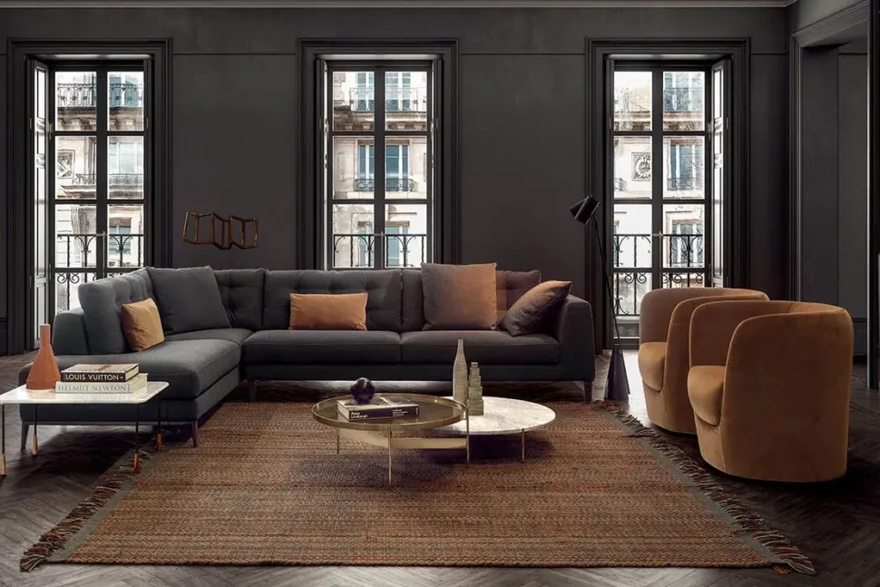 Divano in Tessuto stile design modello Time scontato - 30%