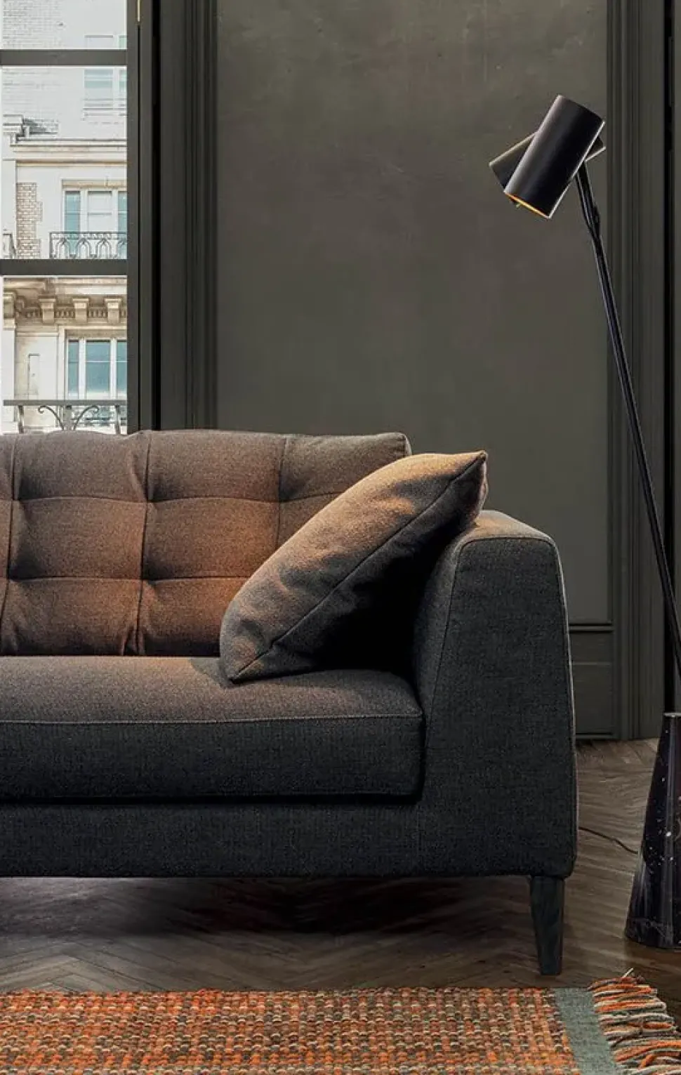 Divano in Tessuto stile design modello Time scontato - 30%