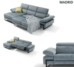 Divano in Tessuto stile design modello Madrid scontato - 50%