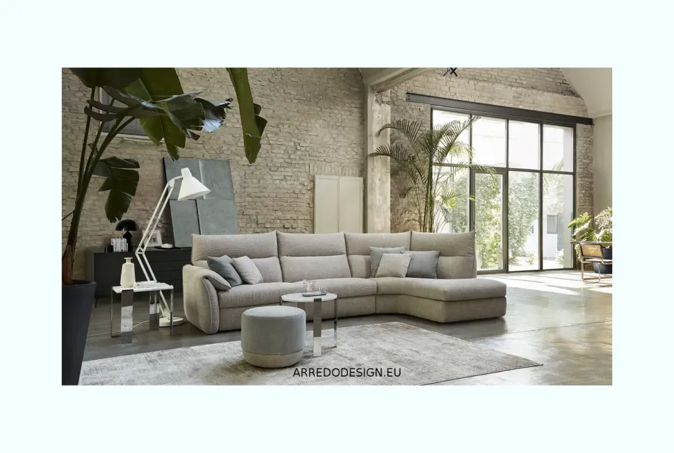 Divano in Tessuto stile design modello Siviglia scontato - 30%
