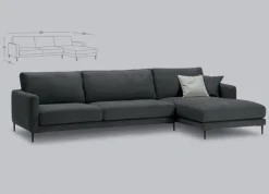 Divano in Tessuto stile moderno modello Dry scontato - 30%