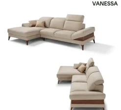 Divano in Tessuto stile moderno modello Vanessa scontato - 50%