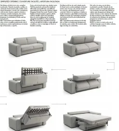 Divano in Tessuto stile moderno modello Truman scontato - 60%