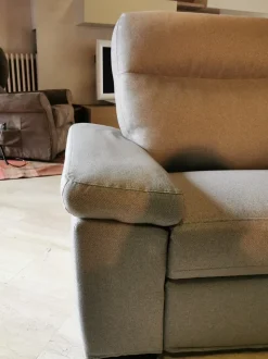 Divano in Tessuto stile moderno modello Valencia comfort scontato - 50%