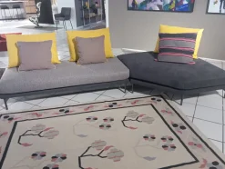 Divano Isla tessuto in poliuretano  Samoa in Offerta Outlet