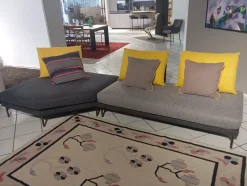Divano Isla tessuto in poliuretano  Samoa in Offerta Outlet