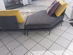 Divano Isla tessuto in poliuretano  Samoa in Offerta Outlet