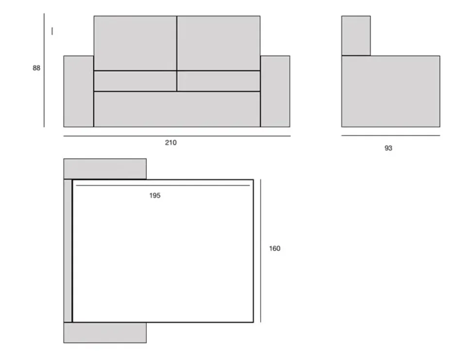 Divano letto Astra Artigianale: SCONTO ESCLUSIVO