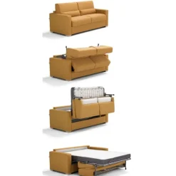 Divano letto Barbara Vis comoda in Tessuto a 1284€