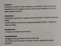 Divano letto BM Design in Tessuto. Prezzo scontato! Acquista ora!