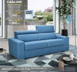 Divano letto Cagliari di Sofangel a prezzo scontato