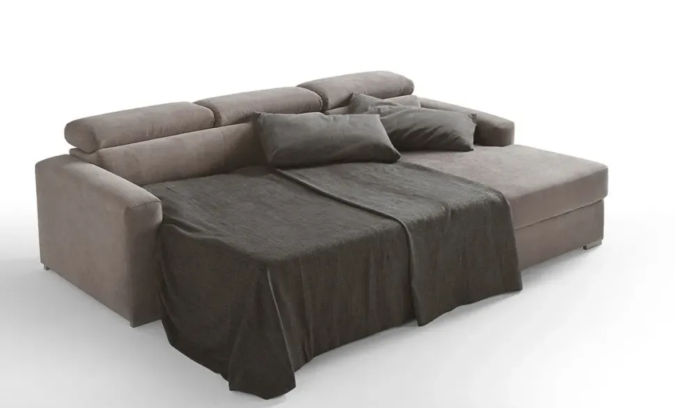 Divano Letto con penisola Grant Bm design in Offerta Outlet a 1500€