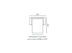 Divano letto Coroglio Divaletti in Tessuto a 1451€