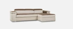 Divano letto Divano con letto e penisola contenitore vai colori  Md work in Offerta Outlet