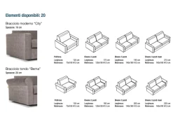 Divano letto Essence Collezione esclusiva PREZZI OUTLET