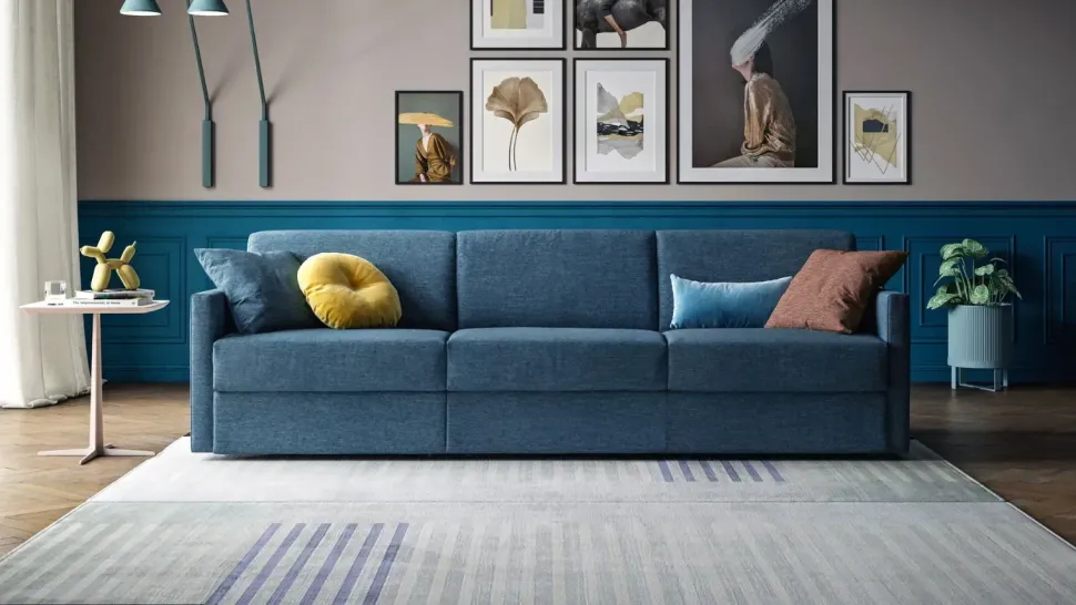 Divano letto in stile Design Con seduta fissa a prezzi outlet