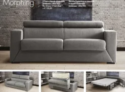 Divano letto Morphing Artigianale a prezzo ribassato