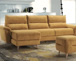 Divano letto Mottes selection in tessuto. Prezzo ribassato!