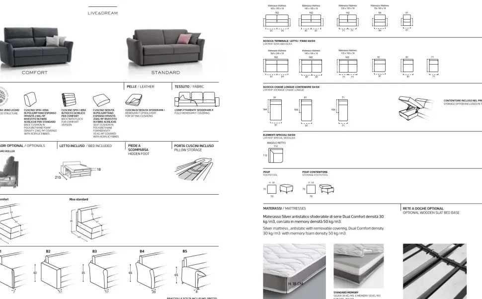 Divano Letto Riva di Rosini a prezzo scontato